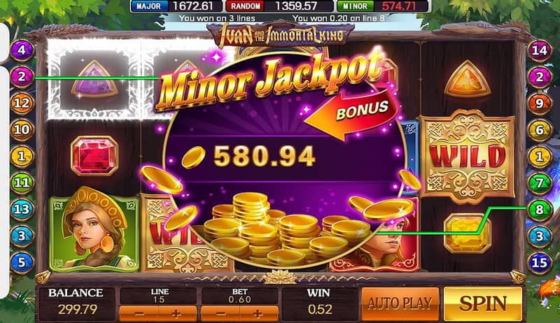 minor jackot winning in mega888 total rm580